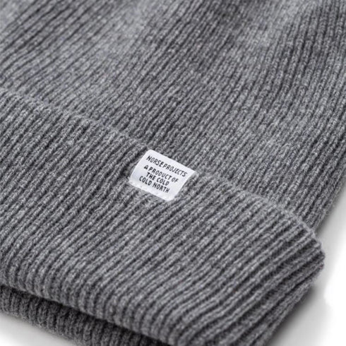 Norse Projects Norse Beanie Grey Melange N95-0569 Degli Uberti